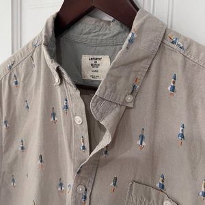 Artistey in Motion "Rocket" Short Sleeve Button Down Sport Shirt